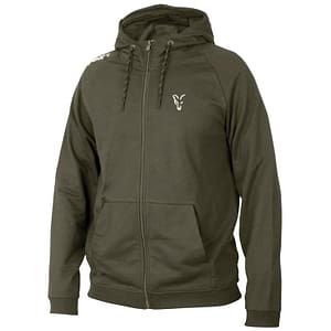 FOX MIKINA COLLECTION GREEN & SILVER LIGHTWEIGHT HOODIE