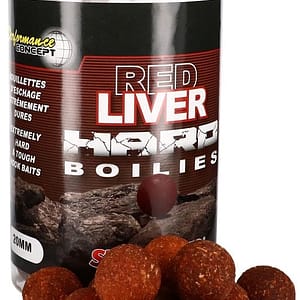 Starbaits Red Liver Hard Boilies 200g
