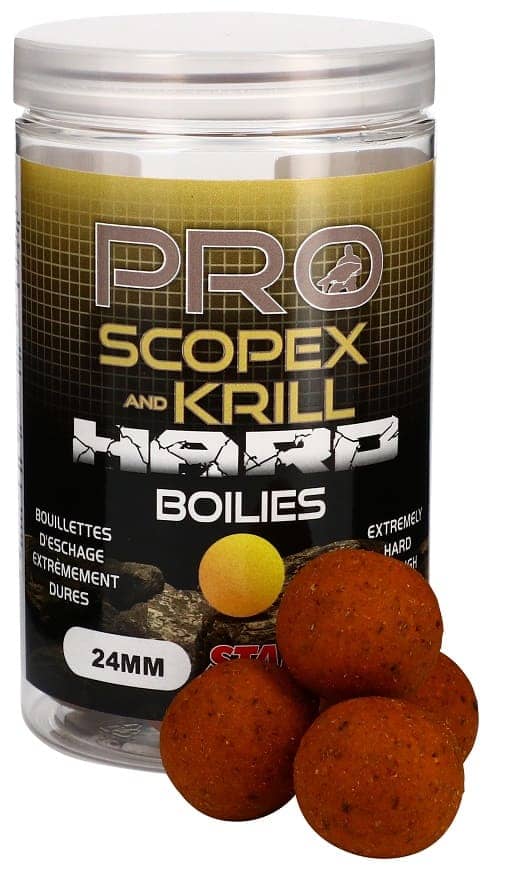 Starbaits Pro Scopex Krill Hard Boilies 200g